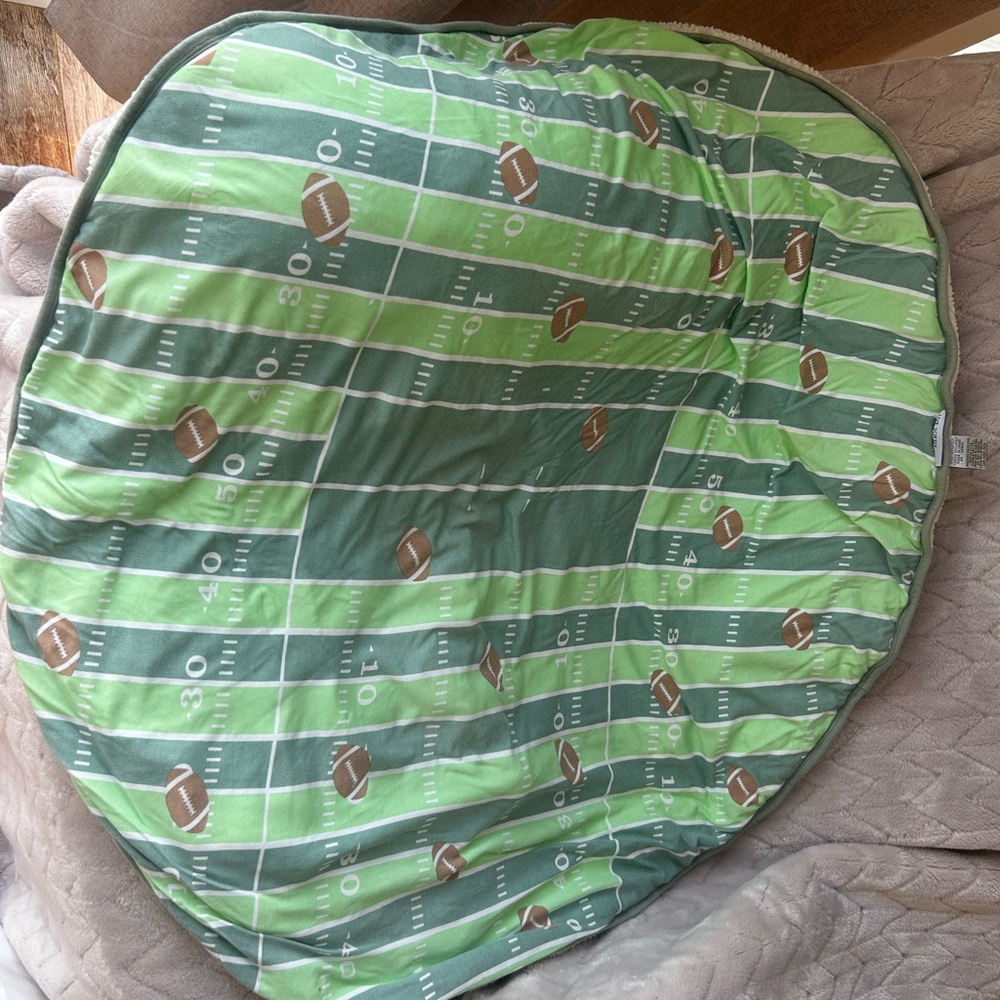 Kickee Pants Sherpa Lined Fluffle Playmat Football